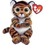 Plastic Soft Toys TY Beanie Babies Tiger Clawdia 15cm
