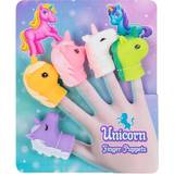 Fabric - Puppets Dolls & Doll Houses Unicorn 5-Piece Finger Puppets