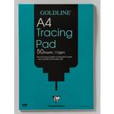 Paper Clairefontaine Goldline Heavyweight Tracing Pad 112gsm A4 50 Sheets