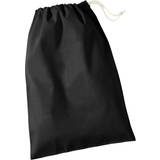 Cotton Bag Accessories Westford Mill Recycled Cotton Stuff Bag (M) (Black)