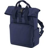 BagBase Unisex Adult Mini Recycled Twin Handle Backpack (One Size) (Navy Dusk)