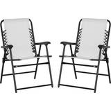 Patio Chairs Garden & Outdoor Furniture on sale OutSunny Set of 2 Patio Folding Chairs Portable Garden Loungers Cream White
