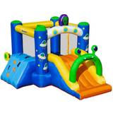 Inflatable Play Set OutSunny 4 in 1 Bouncy Castle