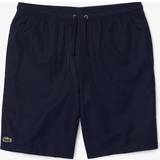 Lacoste Polyester Shorts Lacoste Solid Diamond Shorts Men - Navy