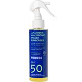 Gluten Free Sun Protection Korres Cucumber Hyaluronic Splash Sunscreen SPF50 150ml
