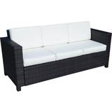 Blue Outdoor Sofas Garden & Outdoor Furniture OutSunny Rattan 3 Seater 01-0719 Outdoor Sofa