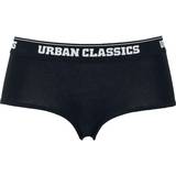 Urban Classics Knickers Urban Classics Ladies Logo Panty Double Pack - Black