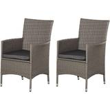 Garden Dining Chairs Patio Chairs OutSunny 861-004 2-pack Garden Dining Chair