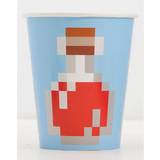 Minecraft Birthday Party Disposable Cups 9oz 8 Pack