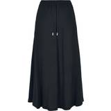 Midi Skirts Urban Classics Viscose Midi Skirt - Black