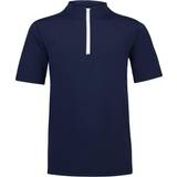 Polyester UV Shirts Children's Clothing Petit Crabe Max Half Zip Swim Shirt - Blue