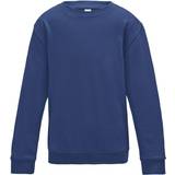 Blue Sweatshirts AWDis Kid's Plain Crew Neck Sweatshirt - Royal Blue