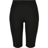 Urban Classics Women Clothing Urban Classics Ladies Organic Stretch Jersey Cycle Shorts - Black