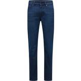 Hugo Boss Men Jeans Hugo Boss Slim Fit Jeans in Blue Comfort-Stretch Denim - Dark Blue