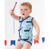 Elastane UV Suits Children's Clothing Splash About Baby Wrap Wetsuit, Vintage Moby, 18-30