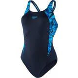 Speedo Hyperboom Splice Muscleback Swimsuit - Navy/Blue