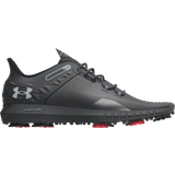 Microfiber Golf Shoes Under Armour HOVR Drive 2 Wide M - Black/Mod Gray
