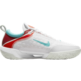 36 ⅓ Racket Sport Shoes Nike Court Zoom NXT M - White/Light Silver/Habanero Red/Washed Teal