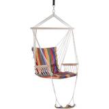 Wood Outdoor Hanging Chairs Garden & Outdoor Furniture OutSunny 84A-016RD