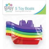 Cheap Bath Toys Children's Kids Little Stars Baby Bath Time Boats Set Of 5 Plastic Floating Toys