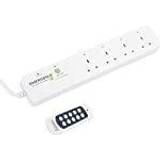 Surge Protector Energenie Remote Controlled 4-Socket Extension Lead 1.5m
