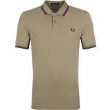 Fred Perry Twin Tipped Polo Shirt - Uniform Green/Black
