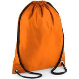 BagBase Budget Water Resistant Sports Gymsac Drawstring Bag (11 Litres) (Pack of 2) (One Size) (Orange)