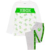 White Pyjamases Xbox Girls Long-Sleeved Pyjama Set (6-7 Years) (White)