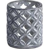 Grey Candlesticks, Candles & Home Fragrances Geometric Stone Sconce Candlestick