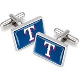 Women Cufflinks M-Clip Texas Rangers Logo Square Cufflinks
