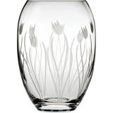 Royal Scot Crystal Wild Tulip 14.5cm Small Barrel Vase