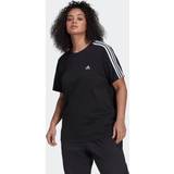 Adidas Women T-shirts & Tank Tops adidas 3 Stripes T-Shirt (Plus Size) White/Black
