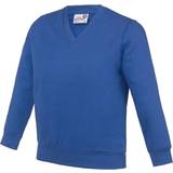 AWDis Kid's Academy V-Neck Sweatshirt - Royal Blue (AC003J)