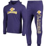 Concepts Sport Men's Los Angeles Lakers Pullover Hoodie and Pants Sleep Set
