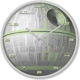 Star Wars Clocks Star Wars Death Star Glow In The Dark Wall Clock 25cm