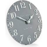 Thomas Kent Arabic Mantel Clock, 6" Flax Blue Wall Clock