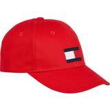 Organic Cotton Caps Children's Clothing Tommy Hilfiger Unisex Kid's Big Flag Cap, Deep Crimson