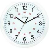 Clocks on sale Acctim Metro 24 Hour Plastic Wall 300mm White 21162 ANG21162 Wall Clock 30cm