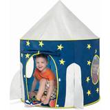Space Outdoor Toys FoxPrint Kids Popup Foldable Rocket Ship Play Tent