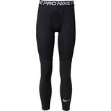 Boys - Leggings Trousers Nike Boy's Pro Dri-FIT Tights - Black/White (DM8530-010)