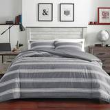 Stripes Bedspreads Nautica Craver Bedspread Grey (243.84x218.44cm)