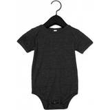 Press-Studs Bodysuits Bella+Canvas Baby Jersey Short Sleeve Onesie - Dark Grey Heather (UTPC2922)