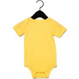 Press-Studs Bodysuits Bella+Canvas Baby Jersey Short Sleeve Onesie - Yellow (UTPC2922)