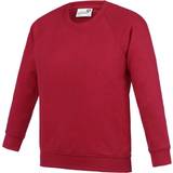 AWDis Kid's Academy Crew Neck Raglan School Sweatshirt 2-pack - Red
