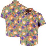Foco Men's Clemson Tigers Floral Button-Up Shirt