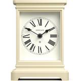 Newgate Time Lord Mantel Clock, Linen White Table Clock