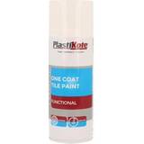 Floor Paints - White Plasti-Kote One Coat Tile 400ml Floor Paint White