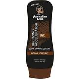 Australian Gold Dark Tanning Accelerator Lotion with Instant Bronzer 237ml