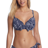 Bikinis Pour Moi Hot Spots Padded Underwired Top - Navy Scandi