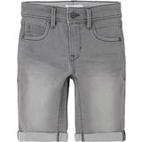 Name It Shorts Trousers Name It Sofus Slim Fit Long Denim Shorts - Medium Grey Denim (13150022)